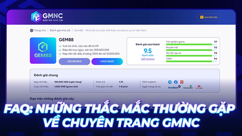 Giải đáp thắc mắc (FAQ) cùng chuyên gia